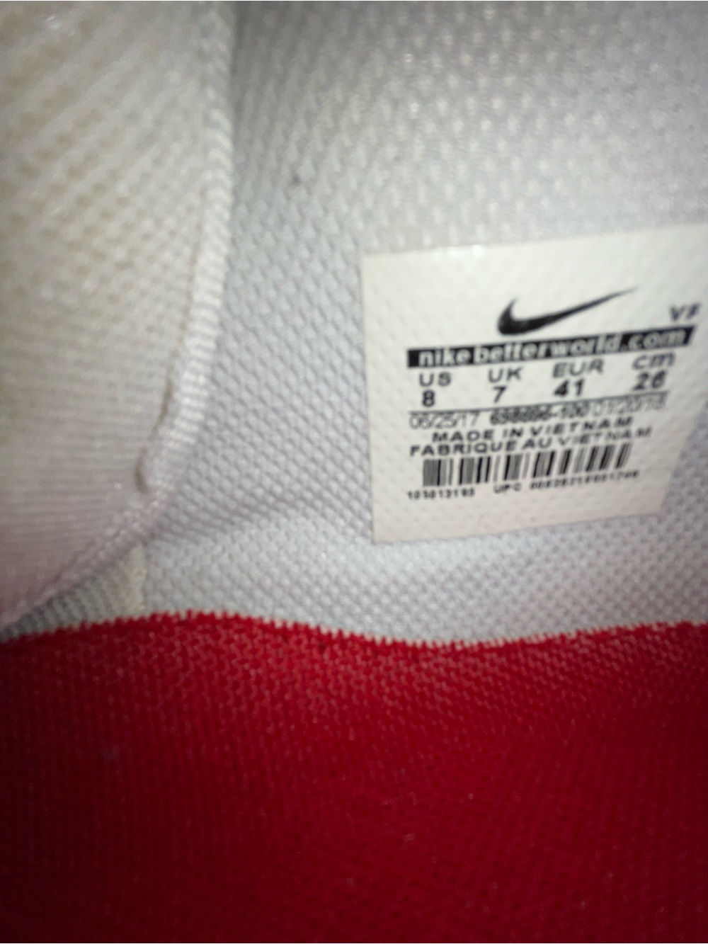 Men’s White Supreme x Nike Air Force 1 High SP Sneakers - Picture 10 of 10